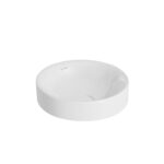 Vitra Metropole Çanak Lavabo Yuvarlak, 40x40 cm Armatür Deliksiz, Su Taşma Deliksiz, Beyaz - 7532B003-1398 - Çanak Lavabo