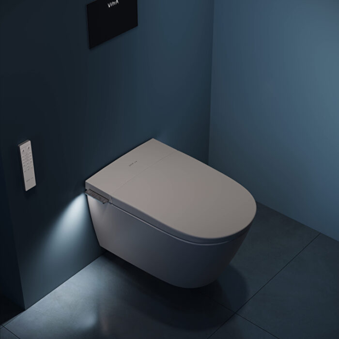 Vitra V-Care 3 Prime Akıllı Asma Klozet Vortex, 60 cm, Temassız, Beyaz - 7777B403-6399 - Akıllı Klozet, Asma Klozet - 13