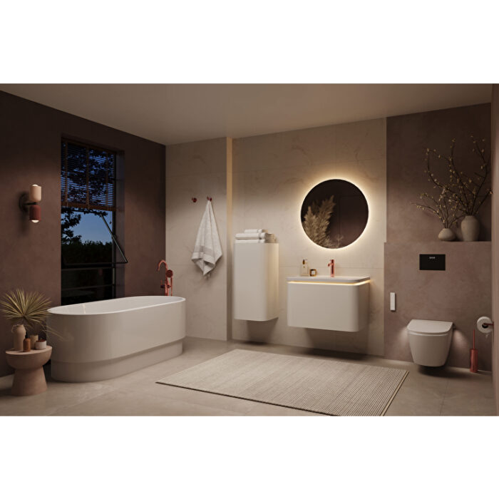 Vitra V-Care 3 Prime Akıllı Asma Klozet Vortex, 60 cm, Temassız, Beyaz - 7777B403-6399 - Akıllı Klozet, Asma Klozet - 2