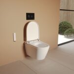 Vitra V-Care 3 Prime Akıllı Asma Klozet Vortex, 60 cm, Temassız, Beyaz - 7777B403-6399 - Akıllı Klozet, Asma Klozet - 4