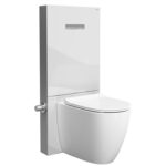 Vitra Vitrus Duvar Önü Cam Rezervuar, Duvara Tam Dayalı Yerden Klozetler İçin, 114 cm, Stop Valfli, Beyaz, 3/6 Litre, Beyaz - Görsel 2