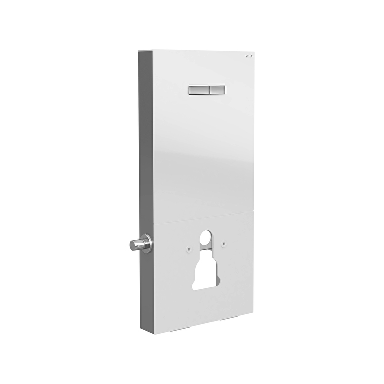 Vitra Vitrus Duvar Önü Cam Rezervuar, Asma Klozetler İçin, 114 cm, Stop Valfli, Beyaz, 3/6 Litre, Beyaz - 870-5770-01 - Duvar Önü Rezervuar