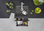 Blanco Zerox 500-U Paslanmaz Çelik Durinox Dark Steel Eviye - 526243 - Paslanmaz Çelik Mutfak Eviyeleri - 3