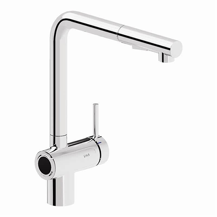 Vitra Sense Hibrit Eviye Bataryası- Pilli, Krom