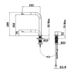 Teka AUK 983 Mutfak Bataryası - 509830200 - Mutfak Eviye Bataryaları - 1