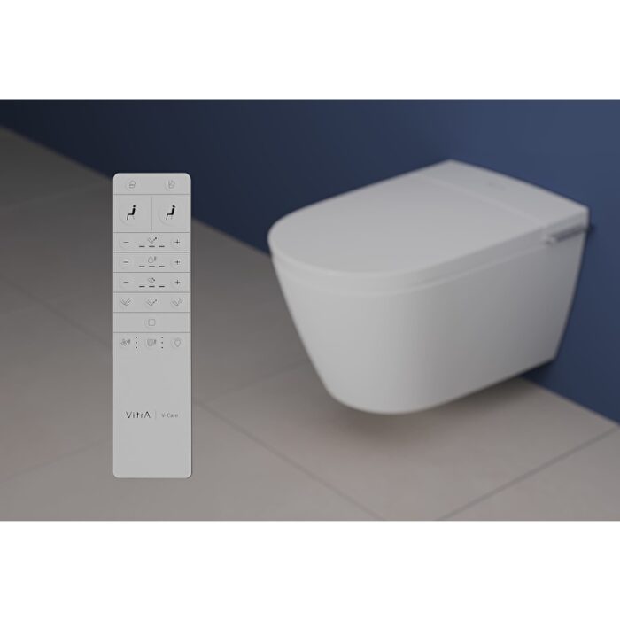 Control_via_remote-16.jpg Vitra V-Care 3 Base Akıllı Asma Klozet Vortex, 60 cm, Temassız, Beyaz - 7777B403-6377 - Akıllı Klozet, Asma Klozet - 24