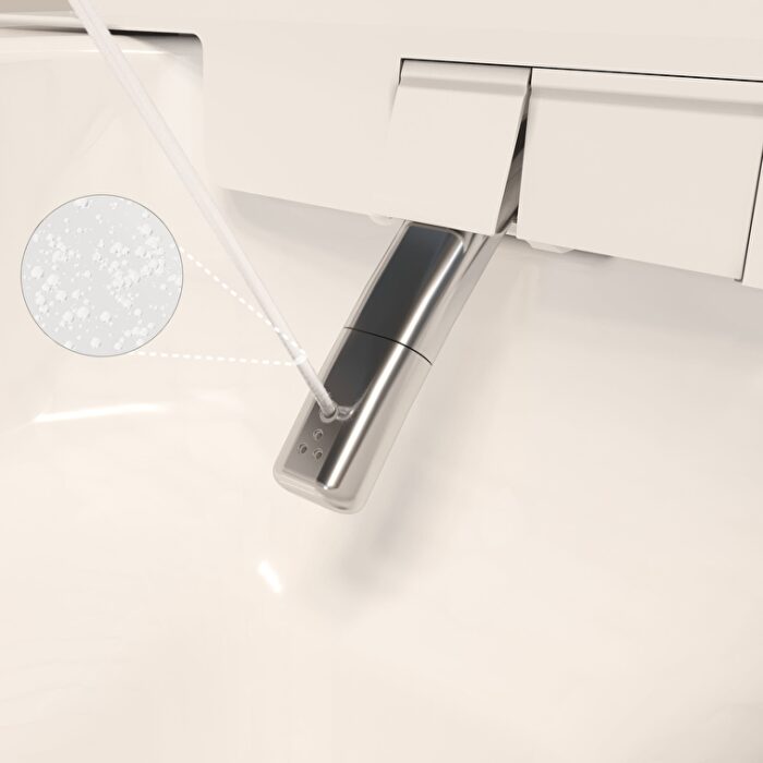 Vitra V-Care 3 Prime Akıllı Asma Klozet Vortex, 60 cm, Temassız, Beyaz - 7777B403-6399 - Akıllı Klozet, Asma Klozet - 67