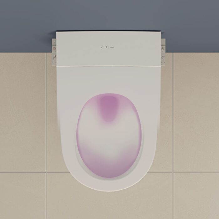 Vitra V-Care 3 Prime Akıllı Asma Klozet Vortex, 60 cm, Temassız, Beyaz - 7777B403-6399 - Akıllı Klozet, Asma Klozet - 63