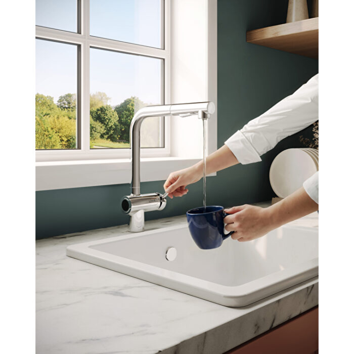 Vitra_mixer_Final_3_updated-8.jpg Vitra Sense Hibrit Eviye Bataryası- Elektrikli, Krom - A47230 - Mutfak Eviye Bataryası - 8