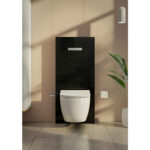 Vitra Vitrus Duvar Önü Cam Rezervuar, Asma Klozetler İçin, 114 cm, Stop Valfli, Siyah, 3/6 Litre, Siyah - 870-5771-01 - Duvar Önü Rezervuar - 8