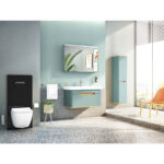 Vitra Vitrus Duvar Önü Cam Rezervuar, Asma Klozetler İçin, 114 cm, Siyah, 3/6 Litre, Siyah - 870-5761-01 - Gömme Rezervuarlar - 3