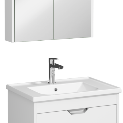 Isvea Pavıa Lavabo Ünitesi, 65 cm, Beyaz - 24PNS432066I - Banyo Dolapları