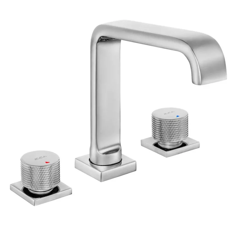 ECA Life Ankastre Lavabo Bataryası 3 Delikli Tezgah Üstü, Krom - 102105777 - Ankastre Lavabo Bataryası, Üç Delikli Lavabo Bataryası