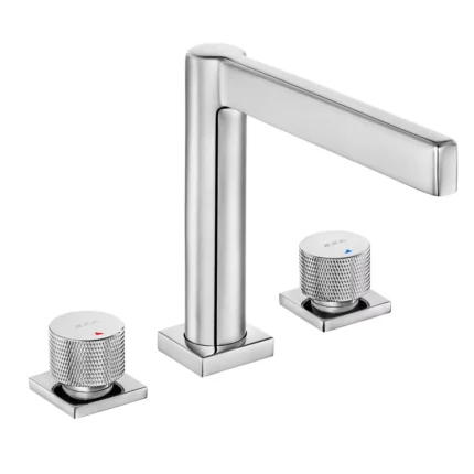 ECA Life Ankastre Lavabo Bataryası 3 Delikli Tezgah Üstü, Krom - 102105778 - Ankastre Lavabo Bataryası