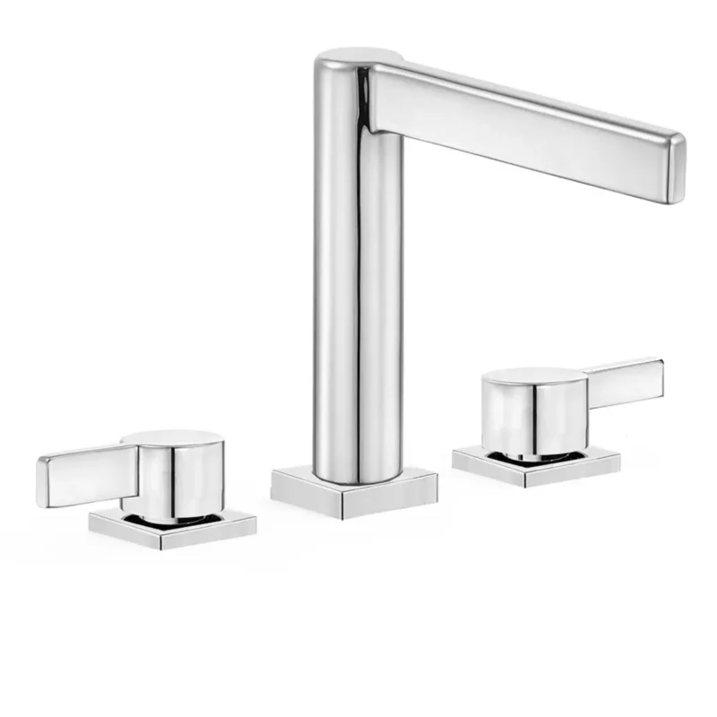 ECA Life Ankastre Lavabo Bataryası 3 Delikli Tezgah Üstü, Krom - 102105779 - Ankastre Lavabo Bataryası, Üç Delikli Lavabo Bataryası