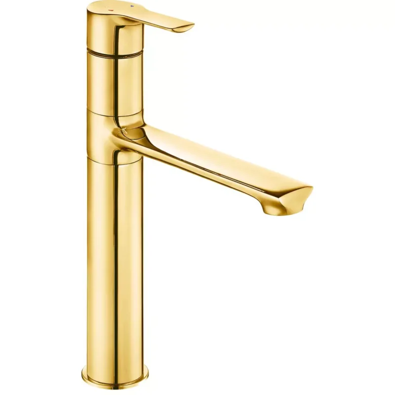 ECA Luna Yüksek Tip Lavabo Bataryası, Altın - 102108949A1 - Yüksek Lavabo Bataryası, Çanak Lavabo Bataryası, Lavabo Bataryaları