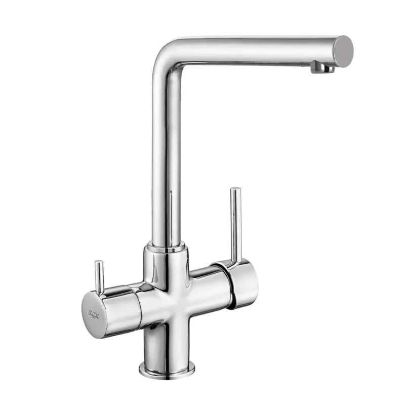 ECA Dalia-Minimal Çift Akışlı (Dual Flow) Eviye Bataryası, Krom - 102118367 - Mutfak Eviye Bataryaları