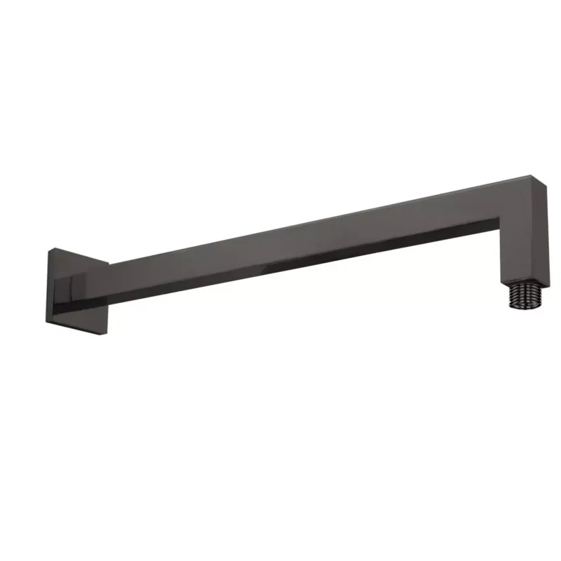 ECA Duvardan Duş Başlığı Borusu 400 mm Kare, Mat Antrasit - 102126148C5 - Duş Başlığı