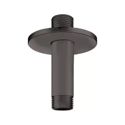 ECA Tavandan Duş Başlığı Borusu 80 mm Yuvarlak, Mat Antrasit - 102126601C5 - Duş Başlığı