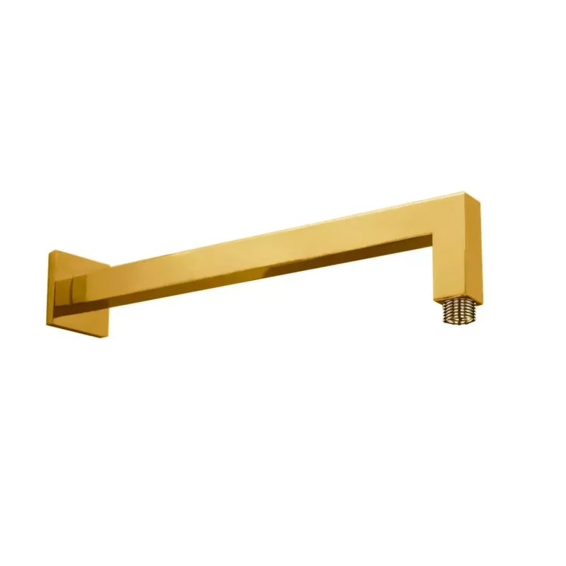 ECA Duvardan Duş Başlığı Borusu 344 mm Kare, Altın - 102126699A1 - Duş Başlığı