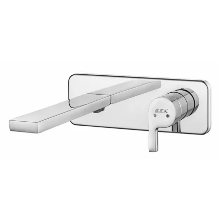ECA Icon Ankastre Lavabo Bataryası Sıva Üstü Grubu - Tek Rozet, Krom - 102167601-K - Ankastre Lavabo Bataryası