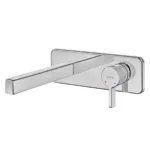 ECA Life Ankastre Lavabo Bataryası Sıva Üstü Grubu - Tek Rozet, Krom - 102167622-K - Ankastre Lavabo Bataryası