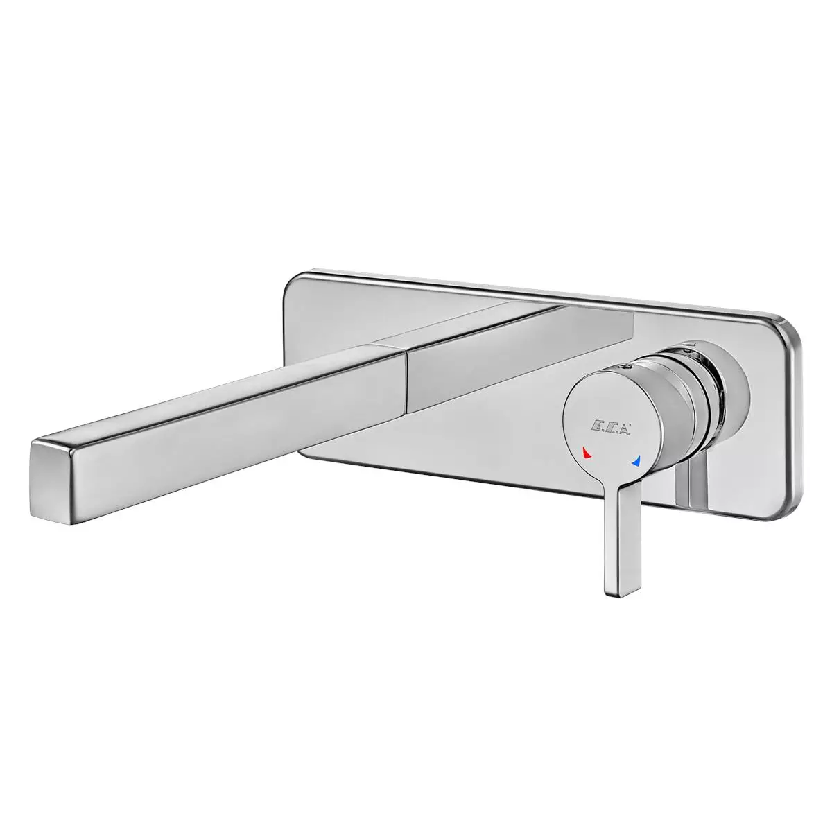 102167622-K ECA Life Ankastre Lavabo Bataryası Sıva Üstü Grubu - Tek Rozet, Krom - 102167622-K - Ankastre Lavabo Bataryası