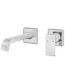 ECA Royal Ankastre Lavabo Bataryası Sıva Üstü Grubu - Çift Rozet, Krom - 102167629-KK - Ankastre Lavabo Bataryası