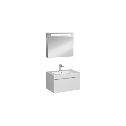 Isvea Roya Lavabo Ünitesi, Tek Çekmeceli, 70 cm, Beyaz - 21RYS929070I - Banyo Dolapları