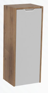 Isvea Pavıa Kısa Boy Dolap, 40 cm, Led’li Detroit, Sağ - 24PN3455035I - Boy Dolaplar
