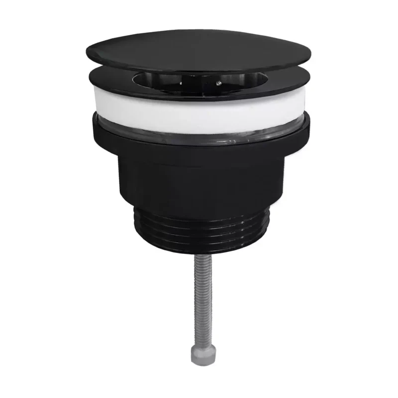 ECA Taşmalı-Taşmasız Sabit Pirinç Sifon, Mat Siyah - 402129032C1 - Lavabo Sifonu