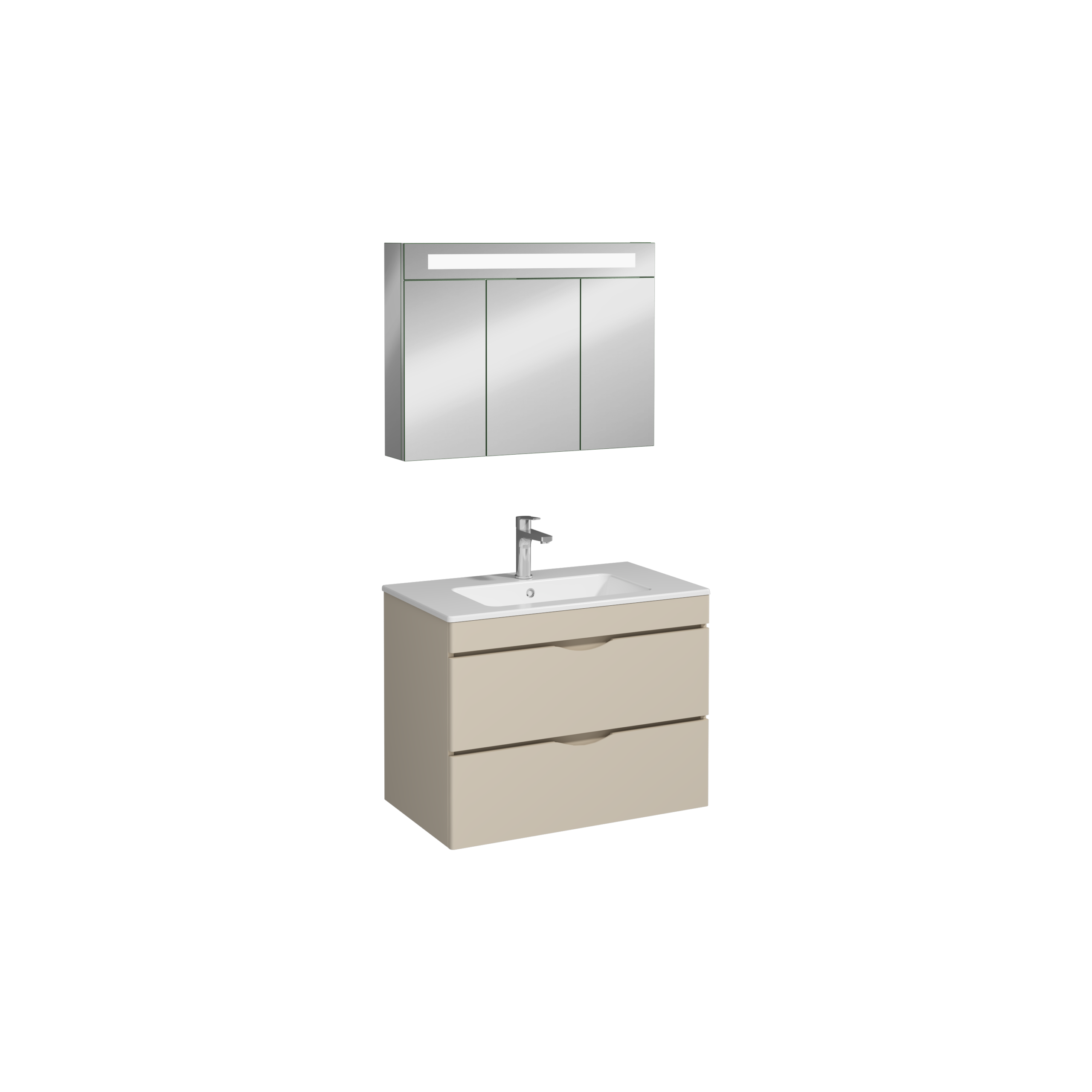 4b0c2c58-3aab-4d4a-9848-0ee8ba4c2c5d.png Isvea Roya Lavabo Ünitesi, Çift Çekmeceli, 80 cm, Kum Beji - 21RYS916080I - Banyo Dolapları