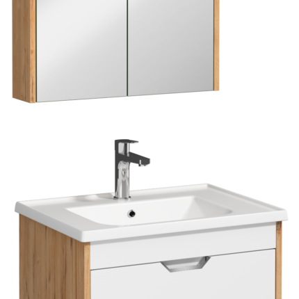 Isvea Pavıa Lavabo Ünitesi, 65 cm, Beyaz - Detroit - 24PNS452066I - Banyo Dolapları