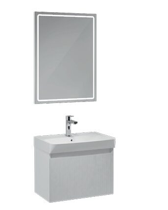Isvea Fuga Lavabo Ünitesi, 50 cm, Beyaz - 22FGS371050I - Banyo Dolapları