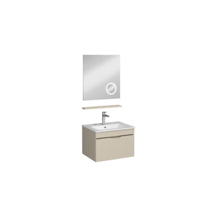 Isvea Roya Lavabo Ünitesi, Tek Çekmeceli, 60 cm, Kum Beji - 21RYS926060I - Banyo Dolapları