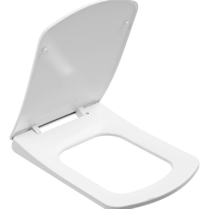 Isvea S10 Pp Klozet Kapağı Parlak Pls Men. Yavaş Kapanan Tak-Çıkar Slim Beyaz - 44S10900I - Klozet Kapağı