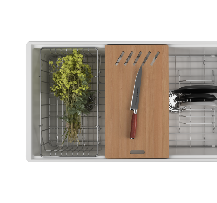 Isvea Ayarlı Tel Sebzelik - 60HZ0712 - Banyo ve Mutfak Tamamlayıcı Gereçleri - 1