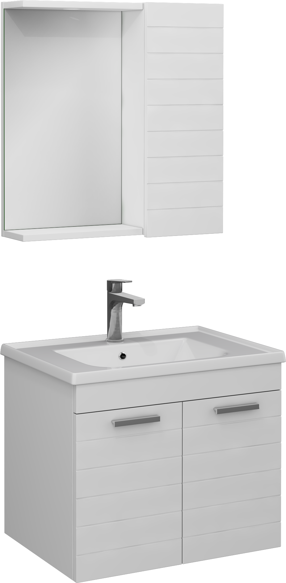 Isvea Platon Lavabo Ünitesi, 65 cm, Parlak Beyaz