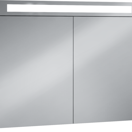 Isvea Bella Dolaplı Ayna, 90 cm, Led’li Gri - 24BL2491090I - Banyo Dolapları