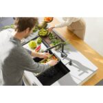 Franke Actıve Twıst Matt Black Eviye Armatürü - 115.0669.769 - Mutfak Eviye Bataryası - 31