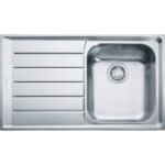 Franke Neptune Nex 611 Tek Gözlü Sol Damlalıklı Çelik Eviye - 101.0656.164 - Paslanmaz Çelik Mutfak Eviyeleri