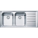Franke Neptune Nex 621 2 Gözlü Sağ Damlalıklı Çelik Eviye - 101.0656.173 - Paslanmaz Çelik Mutfak Eviyeleri