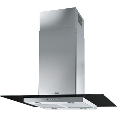 Franke Glass Linear Isola Fgl 915 I Bk / Xs İnox Ve Siyah Cam Ada Davlumbaz - 325.0518.790 - Davlumbaz