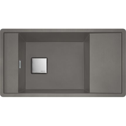 Franke Fresno Fsg 611-88 Stone Grey Tek Gözlü Damlalıksız Fragranit Eviye - 114.0656.034 - Granit Mutfak Eviyeleri