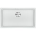 Franke Maris Mrg 110-72 Bianco Tek Gözlü Damlalıksız Bx Fragranit Eviye - 125.0688.495 - Granit Mutfak Eviyeleri