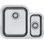 Franke Smart Srx 160-34-16 1.5 Gözlü Tezgahaltı Çelik Eviye - 122.0736.139 - Paslanmaz Çelik Mutfak Eviyeleri
