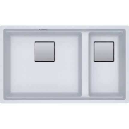 Franke Kubus Kng 120 Bianco Fragranit Eviye - 125.0529.874 - Granit Mutfak Eviyeleri