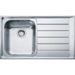 Franke Neptun Slimtop Nex 211 Tek Gözlü Sağ Damlalıklı Çelik Eviye - 127.0059.654 - Paslanmaz Çelik Mutfak Eviyeleri