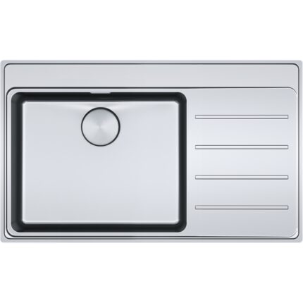 Franke Çelik Eviye Mythos Myx 211-86 3 1/2 Sağ Damlalıklı - 127.0638.908 - Paslanmaz Çelik Mutfak Eviyeleri