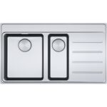 Franke Çelik Eviye Mythos Myx 251-86 3 1/2 Sağ Damlalıklı - 127.0638.947 - Paslanmaz Çelik Mutfak Eviyeleri